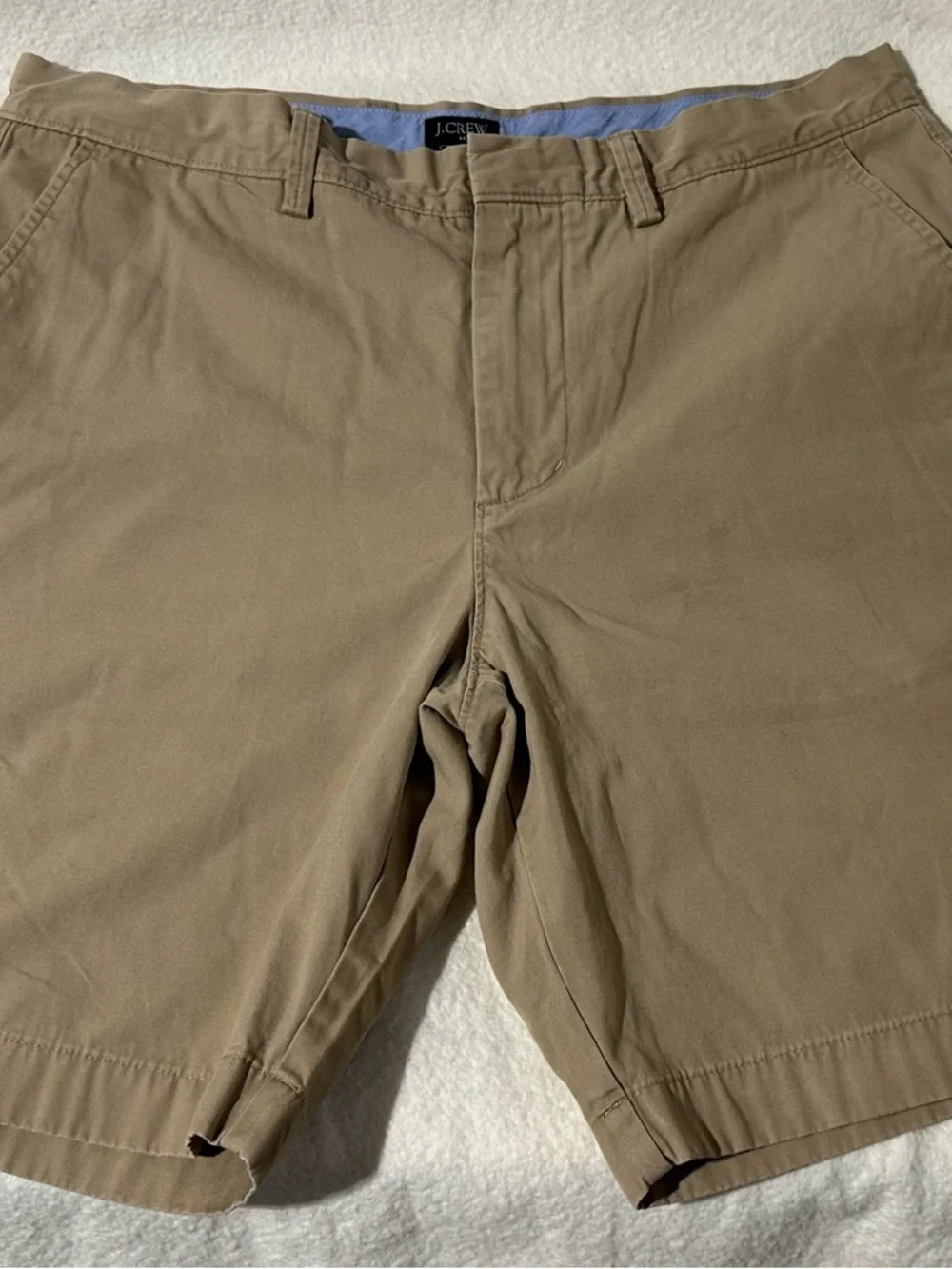 J. Crew Men's Khaki Shorts Grammercy Style Size 34 Waist Casual Preppy Outdoors